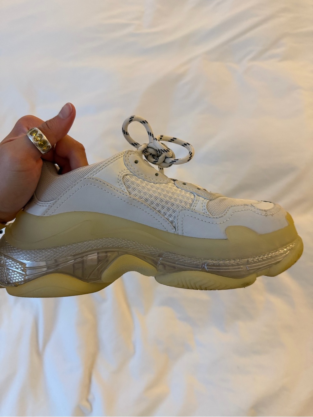Balenciaga Triple S Sneaker in Beige-Cream - Picture 7 of 7